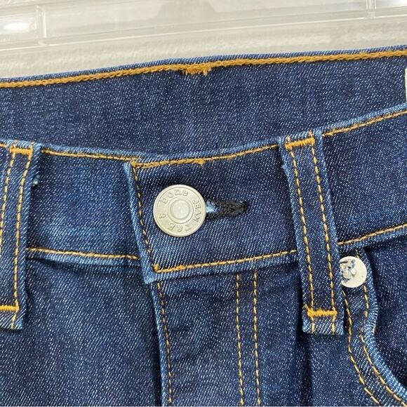 Rag & Bone 10" Ankle Skinny Cuffed Jeans Dark Wash Stretch Denim Sz 27 - Picture 4 of 10